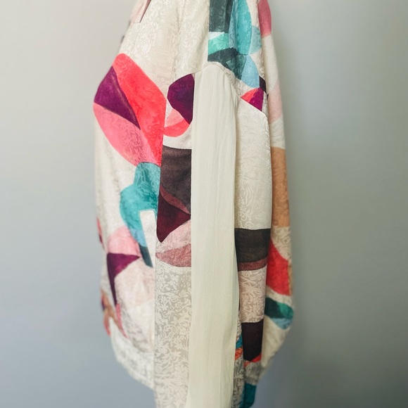 Elevenses By Anthropologie Abstract Jacket - Picture 3 of 5